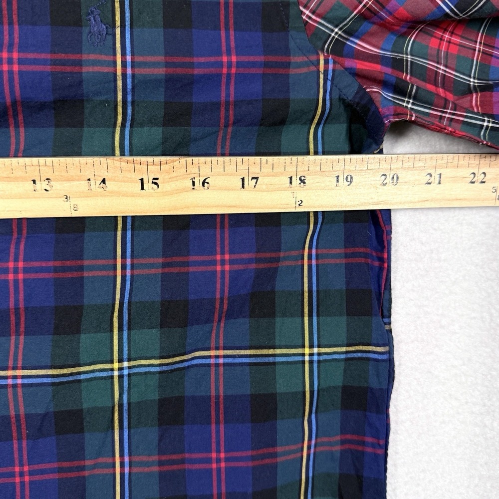 Polo Ralph Lauren Shirt Boys XL 18-20 Patchwork Plaid Fun Button Down Tartan NWT - Picture 9 of 12